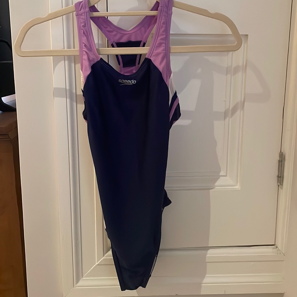 Speedo girls 14 racer one piece